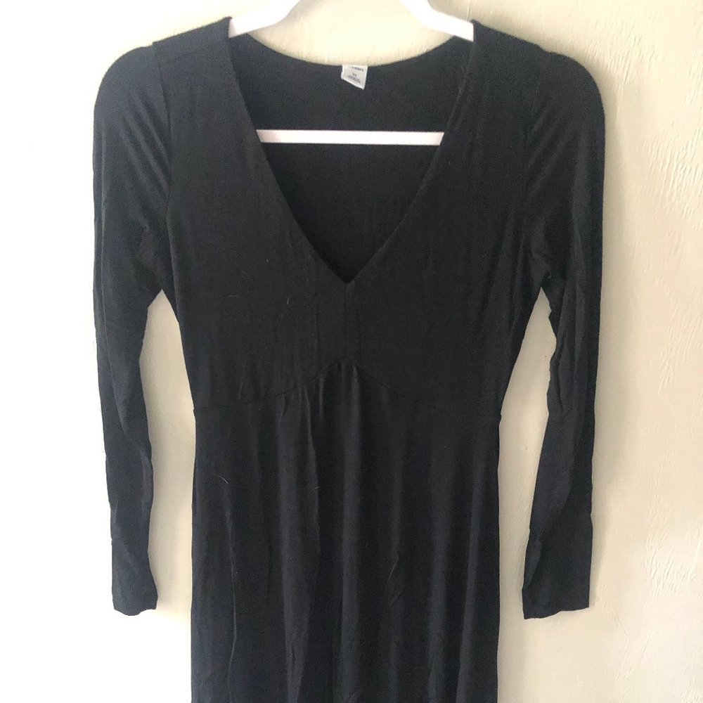 Women's Black Long Sleeve Dress